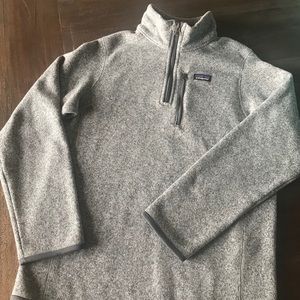 Boys Patagonia 1/4 zip Better Sweater